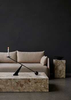 Audo Copenhagen Plinth table, low, Kunis Breccia marble