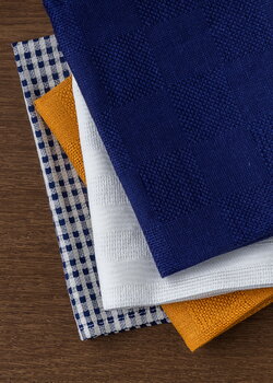 Audo Copenhagen Papilio tea towel, 2 pcs, indigo and ecru
