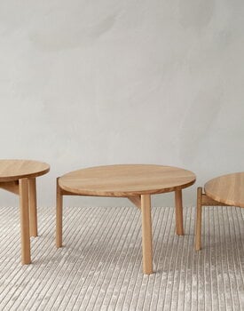 Audo Copenhagen Passage lounge table, 70 cm, oak