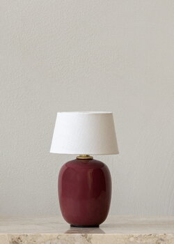 Audo Copenhagen Lampe de table Torso Portable, rubis