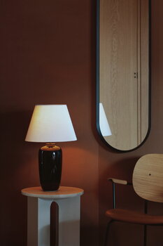 Audo Copenhagen Lampe de table Torso, 57 cm, noir - blanc cassé