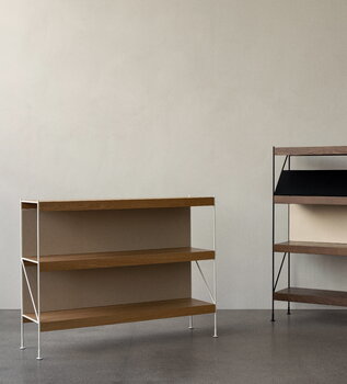 Audo Copenhagen Zet Storage System, H114, ivory steel - oak