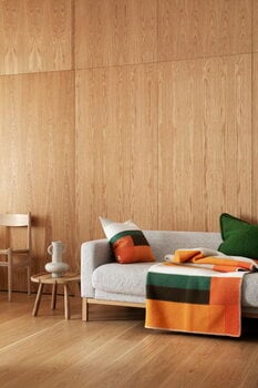 Røros Tweed Mikkel cushion, 50 x 50 cm, orange