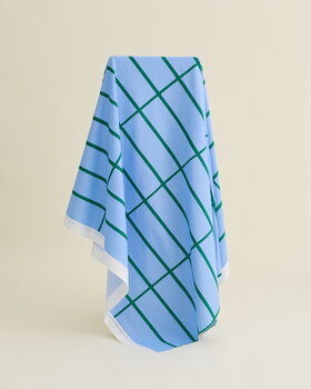 Marimekko Tiiliskivi fabric, light blue - green