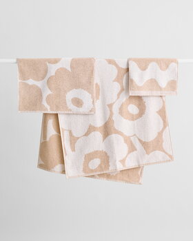 Marimekko Pieni Unikko kitchen towel, off white - beige