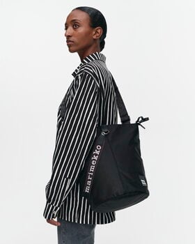 Marimekko Borsa a tracolla All Day, nero solido, immagine decorativa