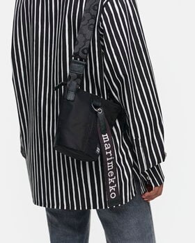 Marimekko Borsa a tracolla a secchiello Essential, nero solido, immagine decorativa