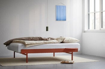 Moebe Bed, 90-180 cm, terracotta, decoration image