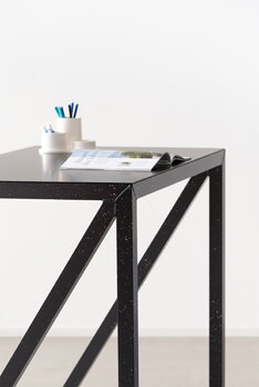 Magis Bureaurama Tisch, hoch, 102,5 cm, Schwarz - White Splatter