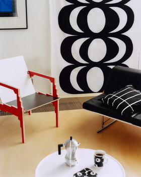 Marimekko Tessuto Kaivo, bianco e nero, immagine decorativa