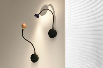 Marset No. 8 wall lamp, wenge, decoration image