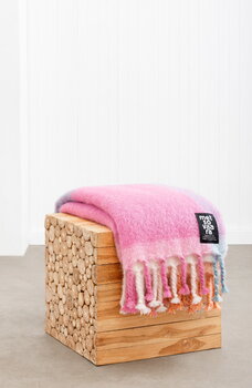 Metsovaara Pinkki mohairhuopa