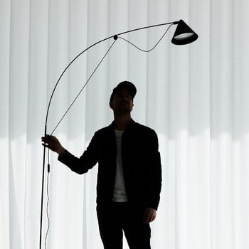 Midgard AYNO L floor lamp, 2700K, black