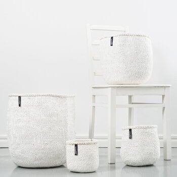 Mifuko Kiondo basket S, white