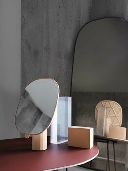 Muuto Framed mirror, large, taupe, decoration image