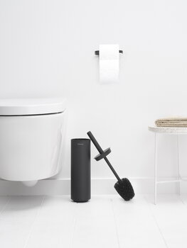 Brabantia MindSet WC-harjateline, mineral infinite grey, sisustuskuva