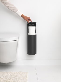 Brabantia MindSet toilet roll dispenser, mineral infinite grey