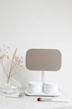 Brabantia Miroir ReNew avec plateau de rangement, blanc