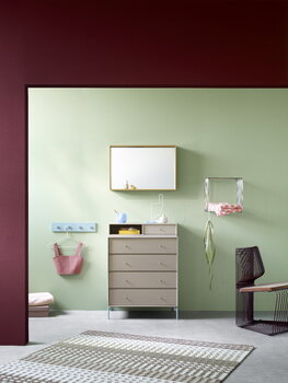 Montana Furniture Shelfie mirror, 46,8 x 69,6 cm, 148 Flint