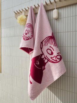 Moomin Arabia Moomin hand towel, 50 x 70 cm, Little My, pink