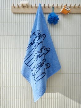 Moomin Arabia Moomin hand towel, 50 x 70 cm, The Hattifat, blue