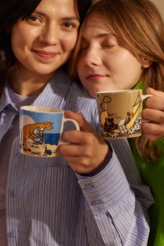 Arabia Moomin mug, Muskrat, beige