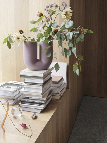 Muuto Vase Kink, lilas poudré