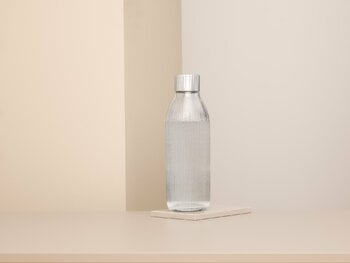 Mysoda Glass bottle 1 L, silver