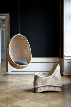 Sika-Design Hanging Egg tuoli, tummanharmaa istuintyyny