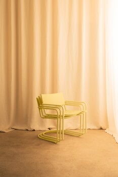 Nine Sine lounge chair, yellow