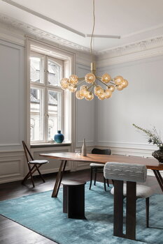 Nuura Apiales 18 pendant, brushed brass - optic gold