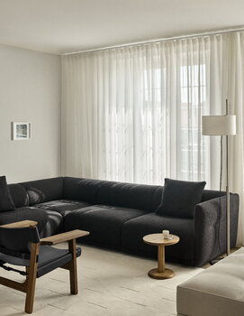 Fredericia The Spanish Chair, pelle di cavallo marrone scuro - noce oliato, immagine decorativa