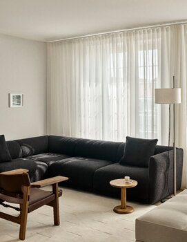 Fredericia The Spanish Chair, pelle di cavallo marrone scuro - noce oliato, immagine decorativa