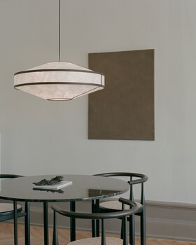 New Works Lampada a sospensione Kite, 75 cm, bianco - nero