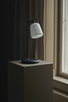 New Works Material table lamp, opal glass