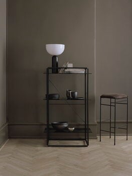 New Works Lampe de table Kizu, grand modèle, marbre noir