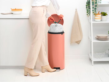 Brabantia cestino a pedale newIcon, 30 L, rame caldo, immagine decorativa