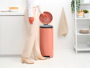 Brabantia cestino a pedale newIcon, 30 L, rame caldo, immagine decorativa