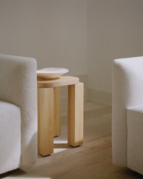 New Works Atlas stool, natural oak