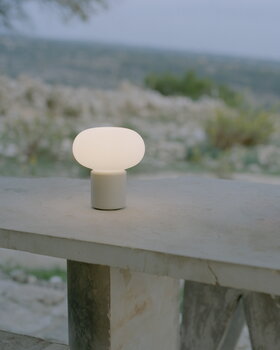New Works Karl-Johan portable table lamp, light grey