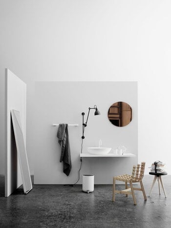 Audo Copenhagen Norm floor mirror, white
