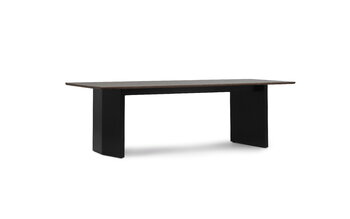 Normann Copenhagen Tavolo Panel, 90 x 250 cm, nero - marrone scuro, immagine decorativa