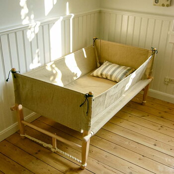 Skovshoved Møbelfabrik OGK Weekend bed, beech - linen