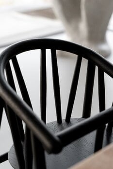 Oaklings Saga high chair, black stained oak