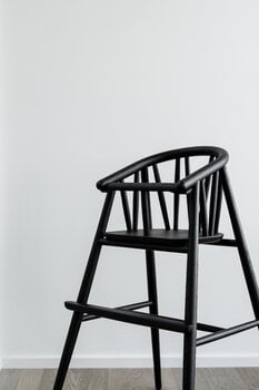 Oaklings Chaise haute Saga, chêne teinté noir