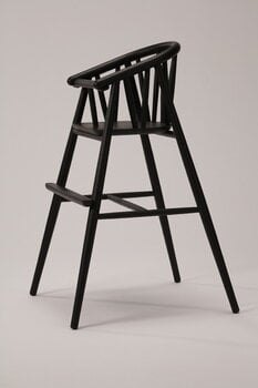 Oaklings Chaise haute Saga, chêne teinté noir