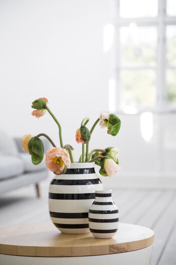 Kähler Omaggio vase, medium, black