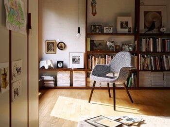 Vitra Organic Chair, oak - chocolate/black