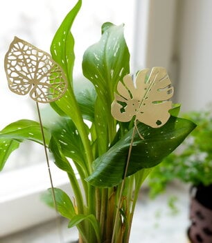 Klong Brass Leaves Water ornamental plant support, 2 pcs, decoration image