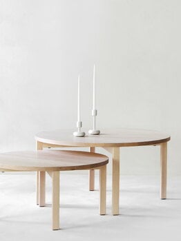 Nikari Periferia round coffee table, 90 cm, ash
